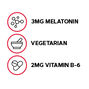Melatonin 3mg - 120 Vegetarian Tablets &#40;120 Servings&#41;  | GNC